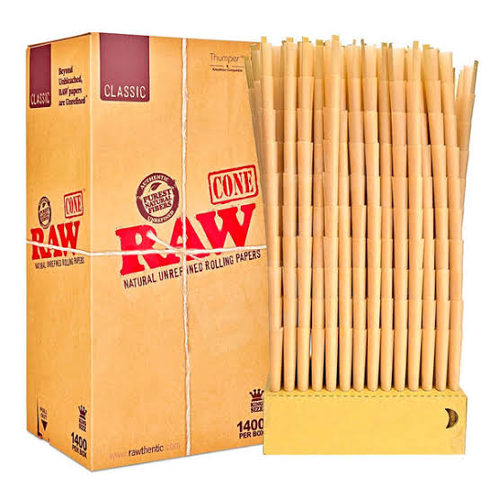Conos de Papel classic RAW King size - Caja (1400 pzas)